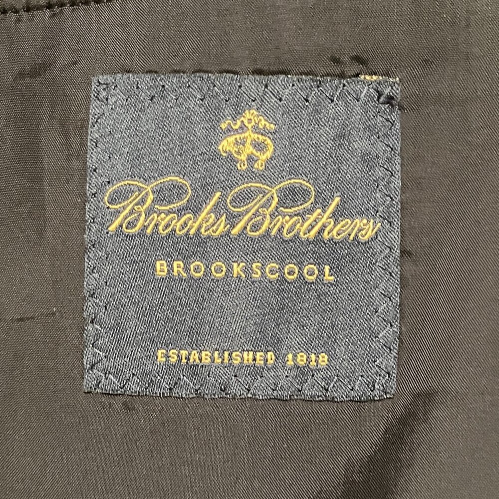 Brooks Brothers Navy Blue Pinstripe Suit - Size: 45R - Picture 2 of 16